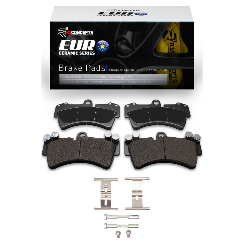 Audi Q7 Brake Pads - Front - R1 Concepts - Euro Ceramic - `03-`15